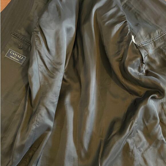 CANALI for Bloomingdale's Men's Three Buttons Wool Sport Jacket 52R - Picture 6 of 8